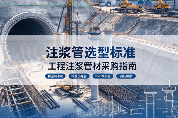 仁和注浆管选型标准
