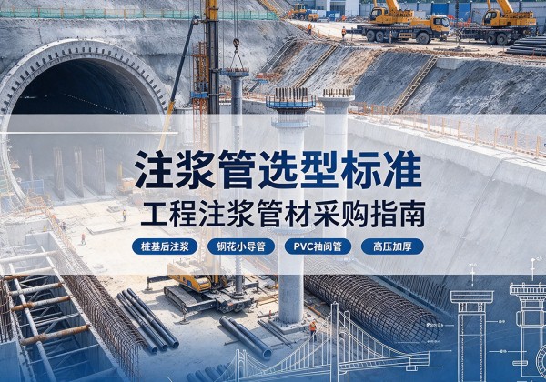 仁和注浆管选型标准
